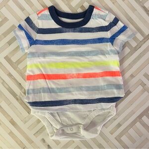 GAP Baby Neon Striped Onesie Tee, 3-6mo